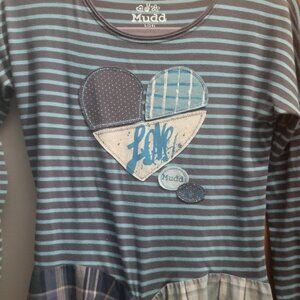 Custom designed, hand made dress created from T-shirts